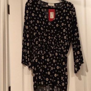 Evereve cross front romper, shorts